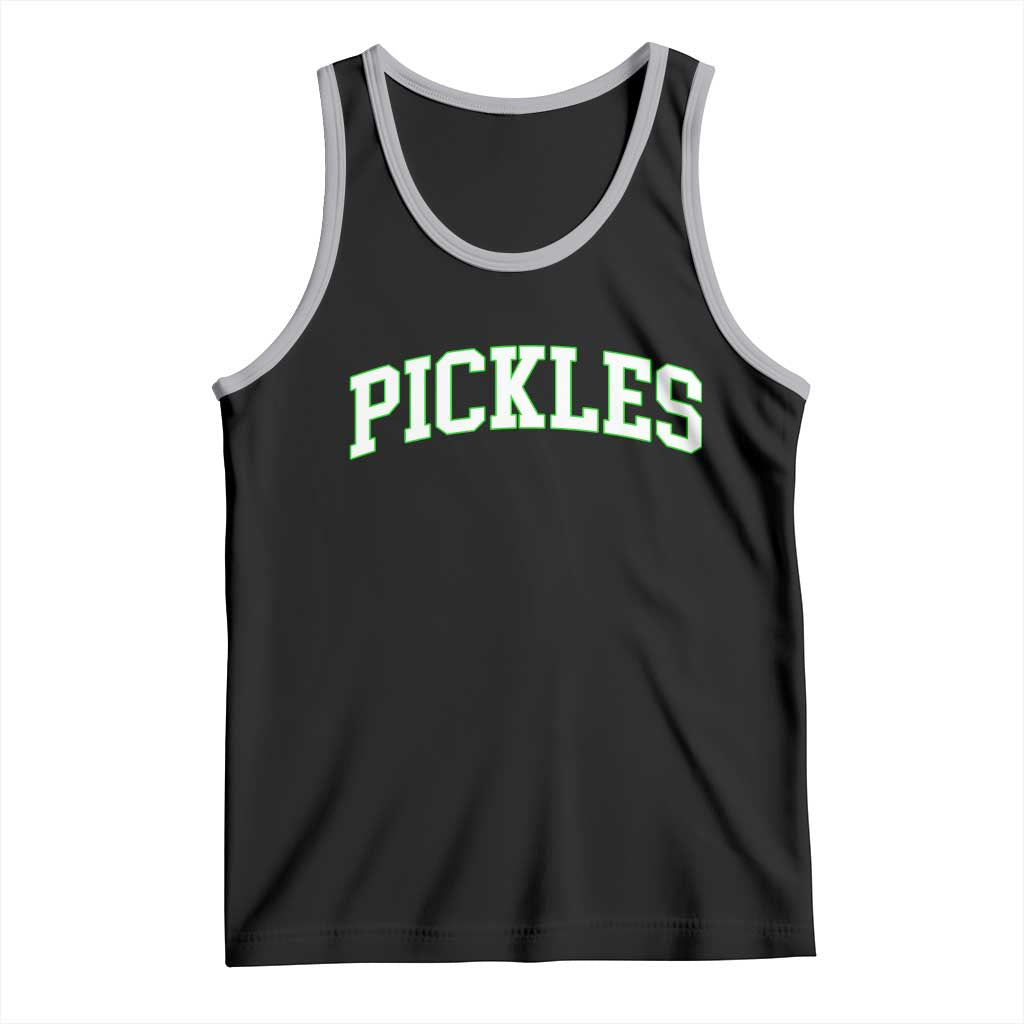 Vintage Pickle Tank Top Canning Season Pickle Lover Vintage Sports Style 80s 90s Gifts TS10 Black Athletic Heather Print Your Wear