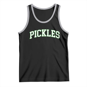 Vintage Pickle Tank Top Canning Season Pickle Lover Vintage Sports Style 80s 90s Gifts TS10 Black Athletic Heather Print Your Wear