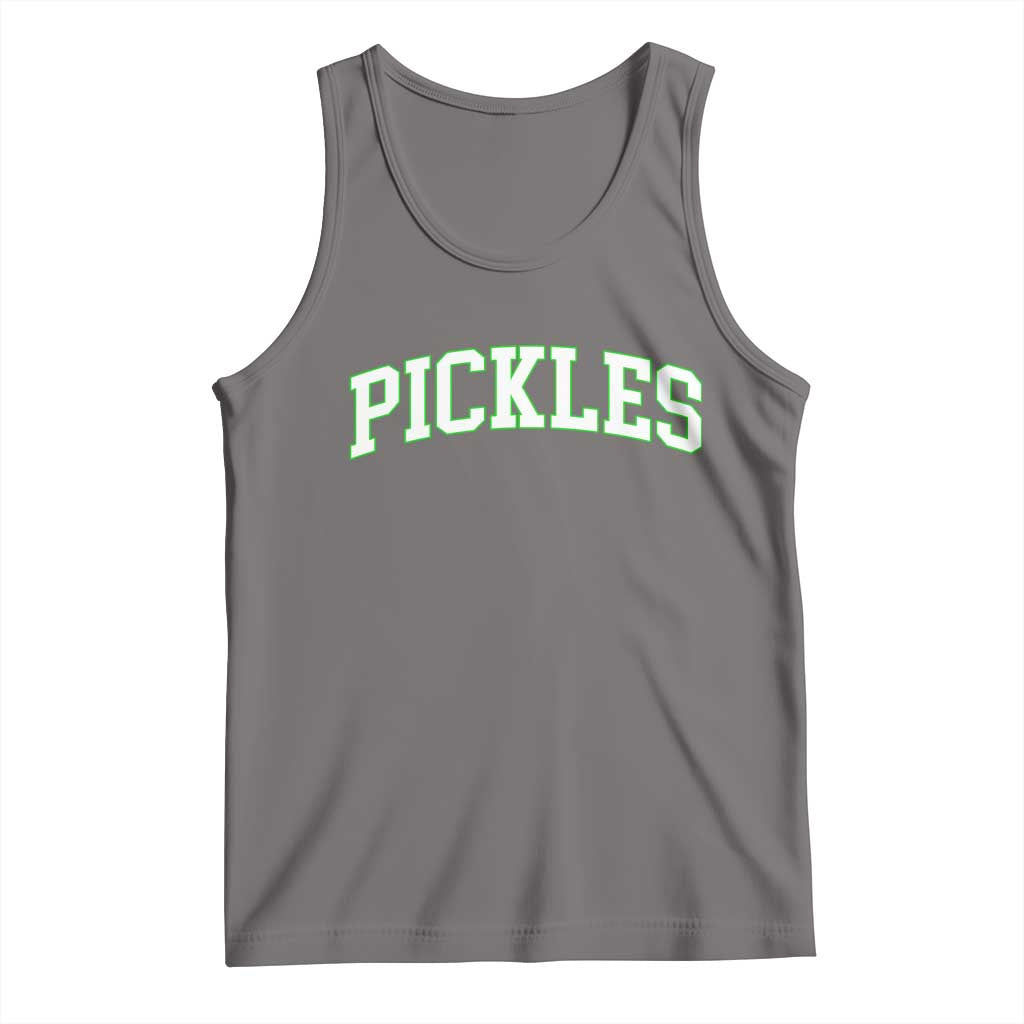 Vintage Pickle Tank Top Canning Season Pickle Lover Vintage Sports Style 80s 90s Gifts TS10 Deep Heather Print Your Wear