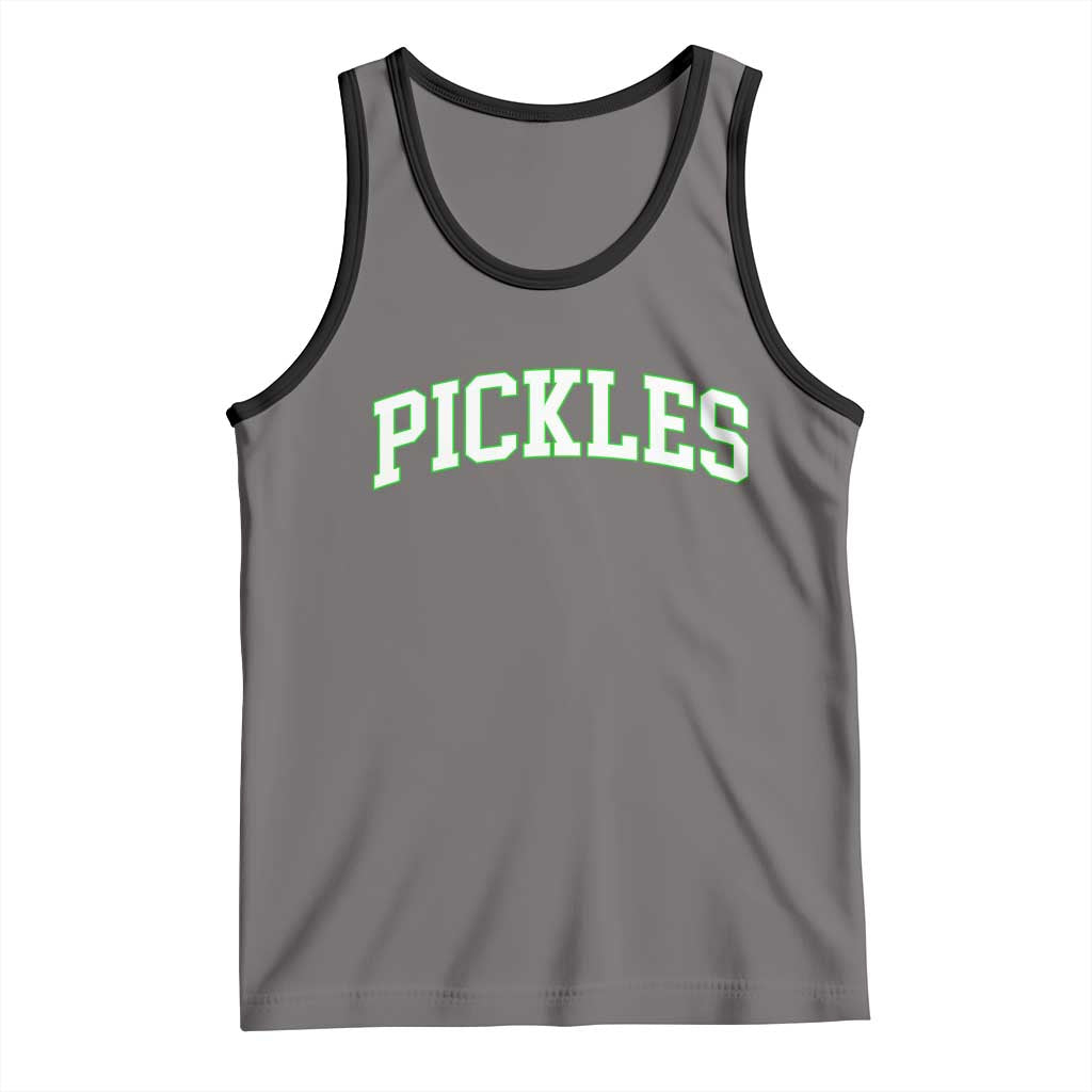 Vintage Pickle Tank Top Canning Season Pickle Lover Vintage Sports Style 80s 90s Gifts TS10 Deep Heather Black Print Your Wear