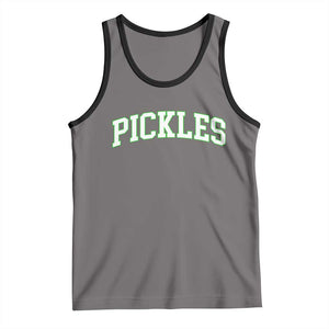 Vintage Pickle Tank Top Canning Season Pickle Lover Vintage Sports Style 80s 90s Gifts TS10 Deep Heather Black Print Your Wear