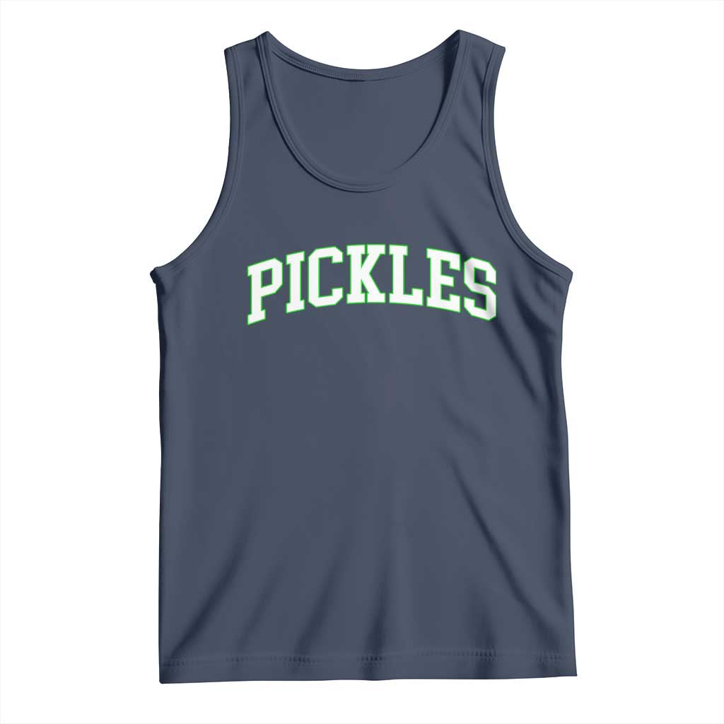 Vintage Pickle Tank Top Canning Season Pickle Lover Vintage Sports Style 80s 90s Gifts TS10 Navy Print Your Wear