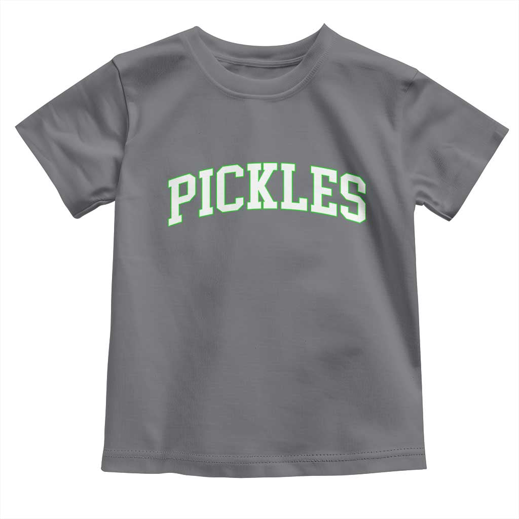 Vintage Pickle Toddler T Shirt Canning Season Pickle Lover Vintage Sports Style 80s 90s Gifts TS10 Charcoal Print Your Wear