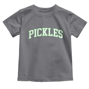 Vintage Pickle Toddler T Shirt Canning Season Pickle Lover Vintage Sports Style 80s 90s Gifts TS10 Charcoal Print Your Wear