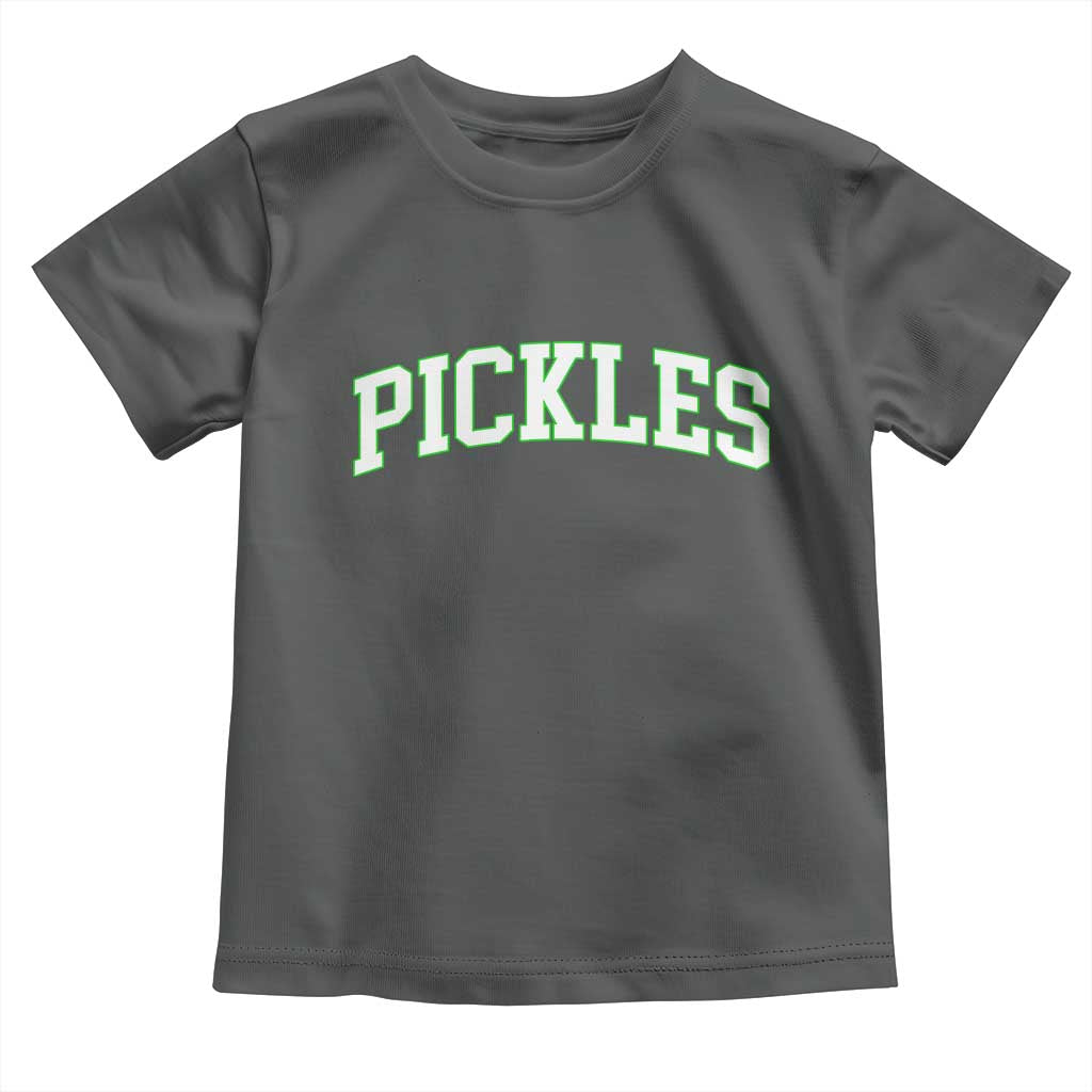 Vintage Pickle Toddler T Shirt Canning Season Pickle Lover Vintage Sports Style 80s 90s Gifts TS10 Dark Heather Print Your Wear