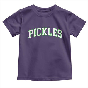 Vintage Pickle Toddler T Shirt Canning Season Pickle Lover Vintage Sports Style 80s 90s Gifts TS10 Purple Print Your Wear