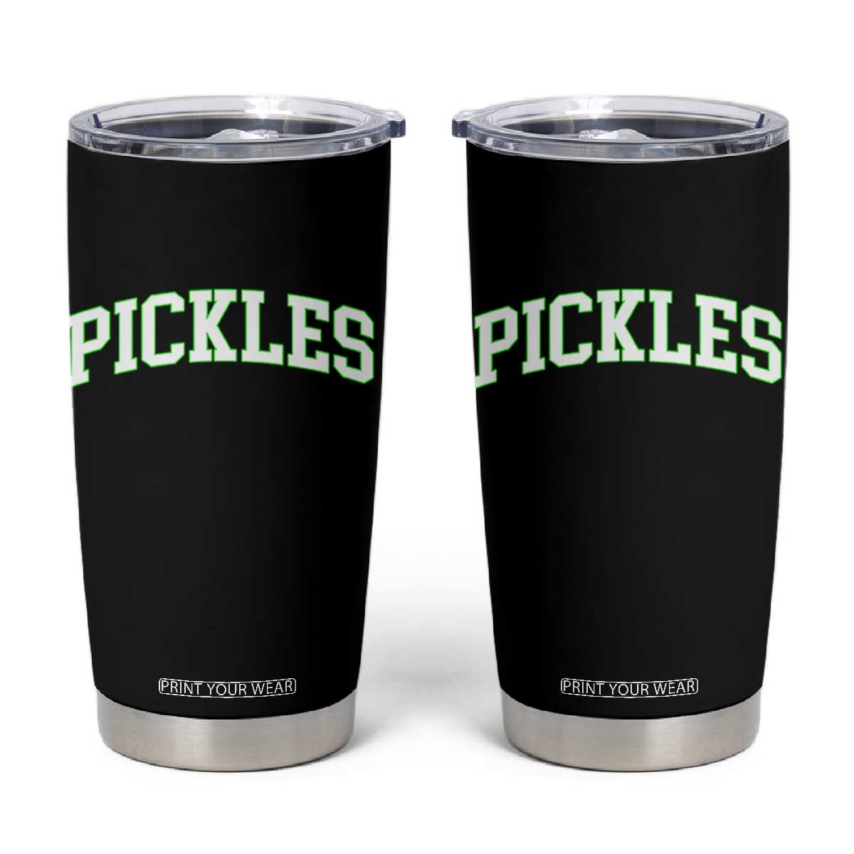 Vintage Pickle Tumbler Cup Canning Season Pickle Lover Vintage Sports Style 80s 90s Gifts TS10 Black Print Your Wear