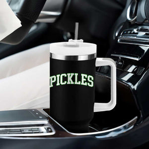 Vintage Pickle Tumbler With Handle Canning Season Pickle Lover Vintage Sports Style 80s 90s Gifts TS10 Print Your Wear