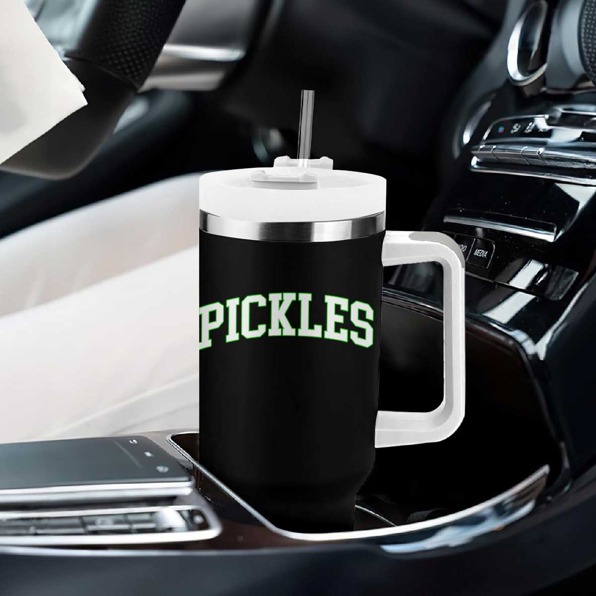 Vintage Pickle Tumbler With Handle Canning Season Pickle Lover Vintage Sports Style 80s 90s Gifts TS10 Print Your Wear