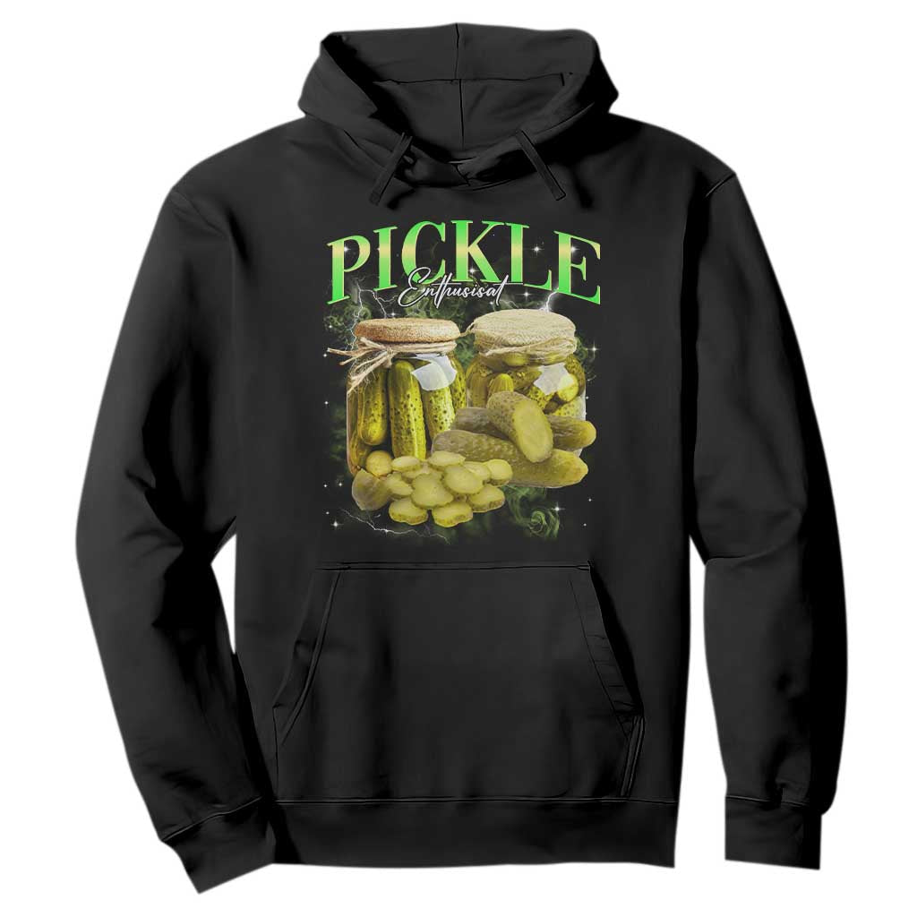Pickle Lovers Hoodie Retro Pickle Enthusiast Vintage 90s Graphic TS10 Black Print Your Wear