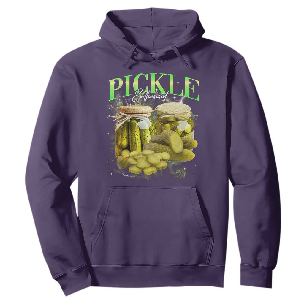 Pickle Lovers Hoodie Retro Pickle Enthusiast Vintage 90s Graphic TS10 Purple Print Your Wear