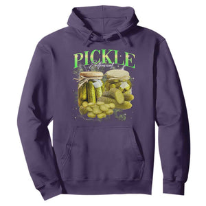 Pickle Lovers Hoodie Retro Pickle Enthusiast Vintage 90s Graphic TS10 Purple Print Your Wear