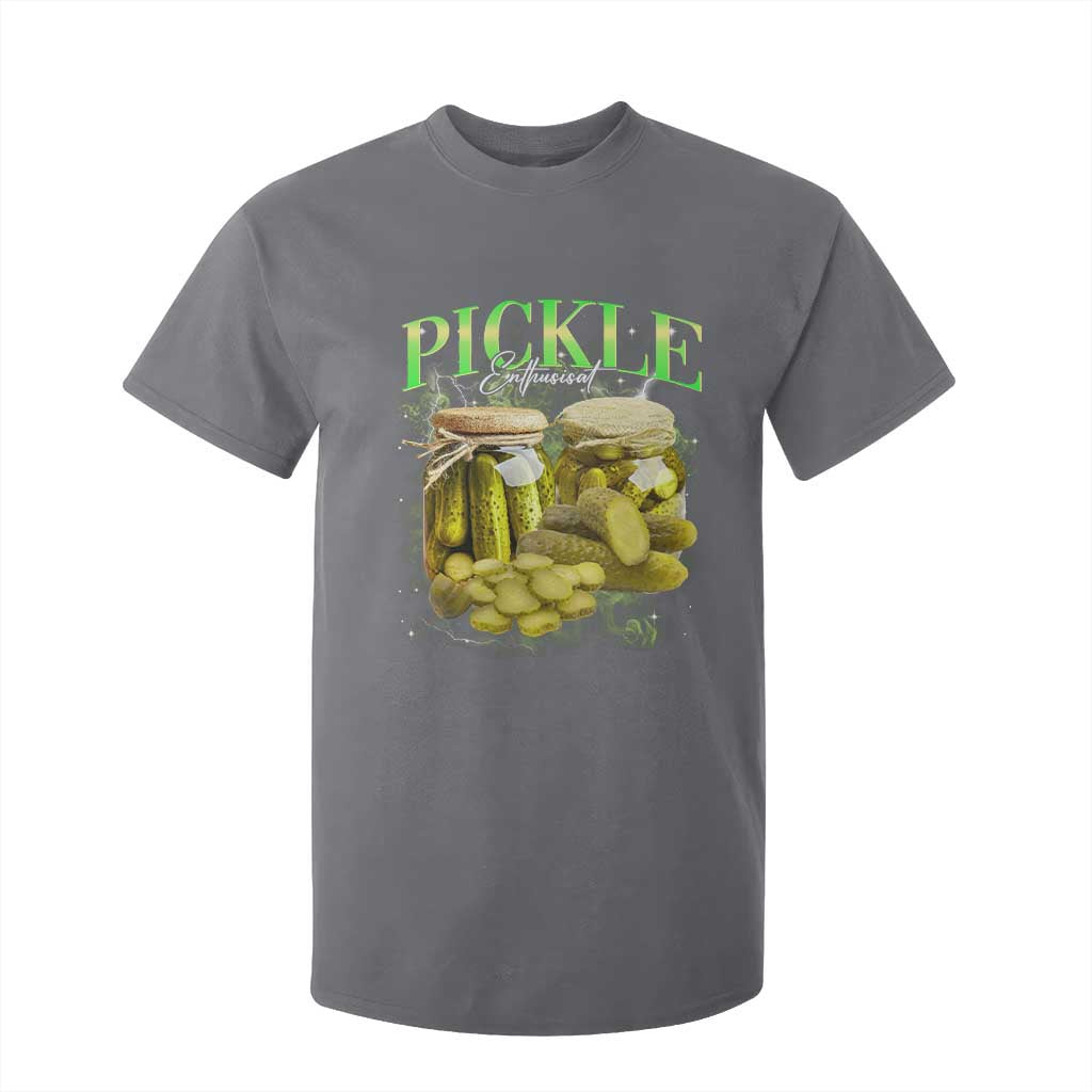 Pickle Lovers T Shirt For Kid Retro Pickle Enthusiast Vintage 90s Graphic TS10 Charcoal Print Your Wear