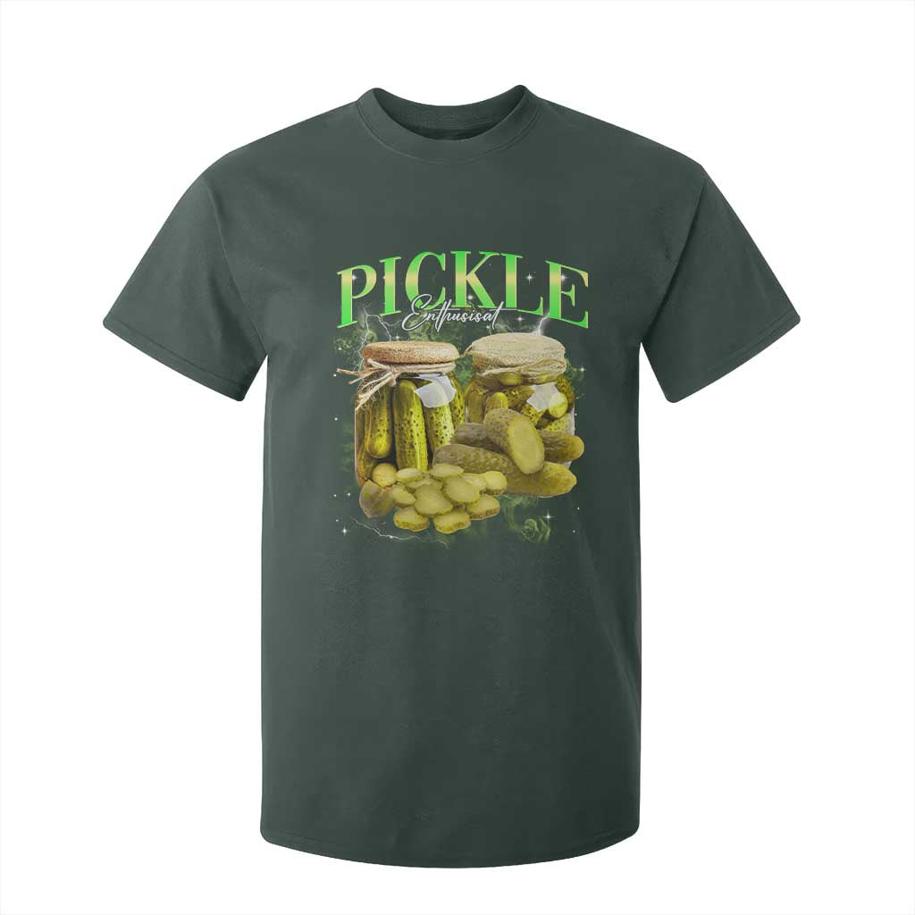 Pickle Lovers T Shirt For Kid Retro Pickle Enthusiast Vintage 90s Graphic TS10 Dark Forest Green Print Your Wear