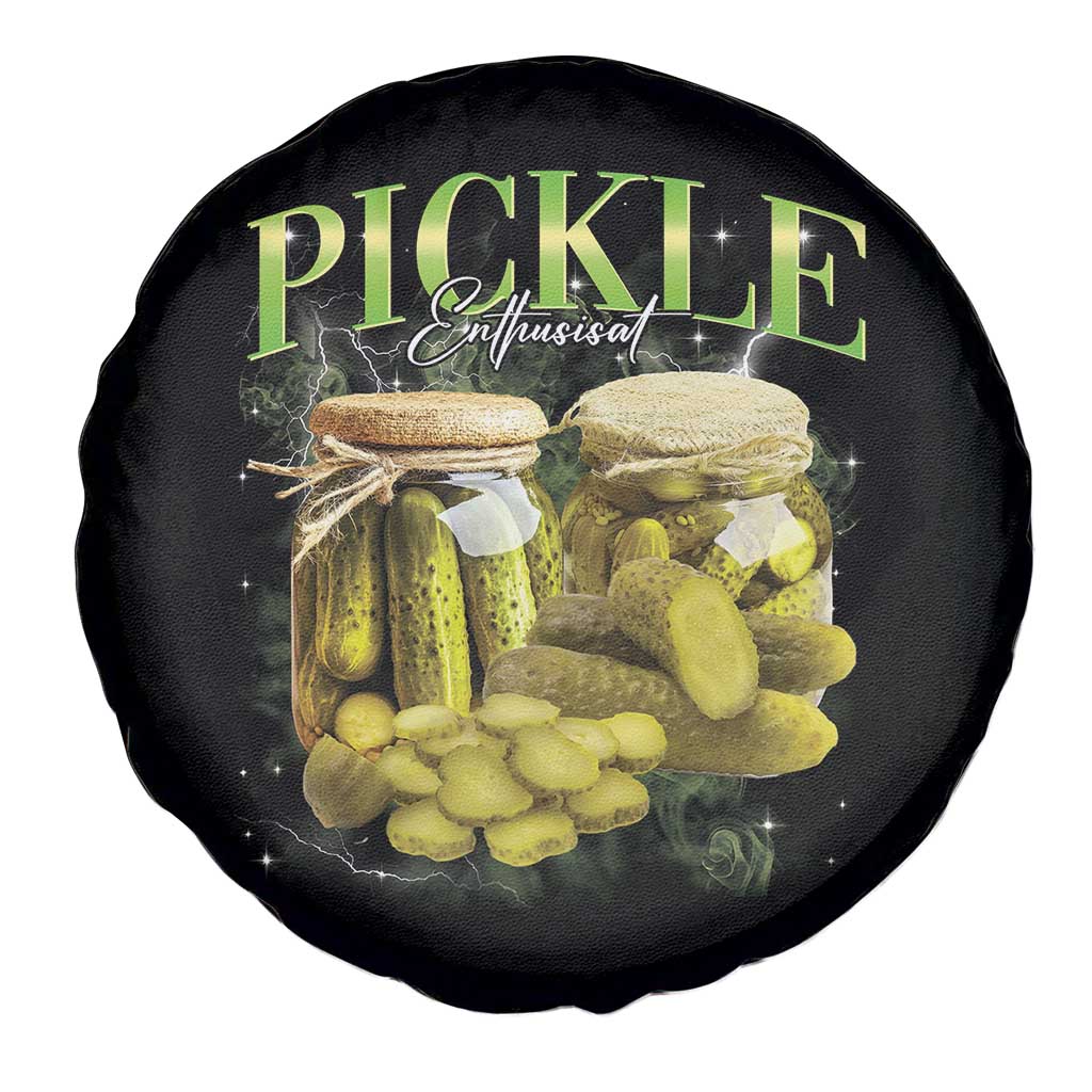 Pickle Lovers Spare Tire Cover Retro Pickle Enthusiast Vintage 90s Graphic TS10 Print Your Wear