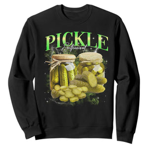 Pickle Lovers Sweatshirt Retro Pickle Enthusiast Vintage 90s Graphic TS10 Black Print Your Wear