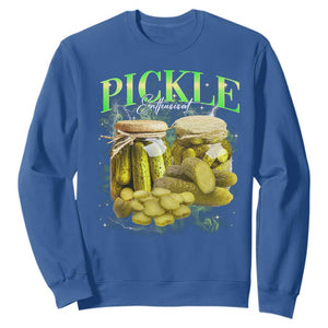 Pickle Lovers Sweatshirt Retro Pickle Enthusiast Vintage 90s Graphic TS10 Royal Blue Print Your Wear