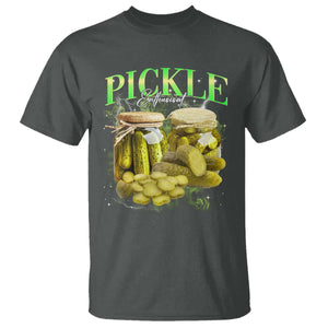 Pickle Lovers T Shirt Retro Pickle Enthusiast Vintage 90s Graphic TS10 Dark Heather Print Your Wear