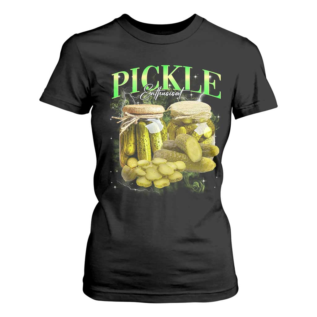 Pickle Lovers T Shirt For Women Retro Pickle Enthusiast Vintage 90s Graphic TS10 Black Print Your Wear