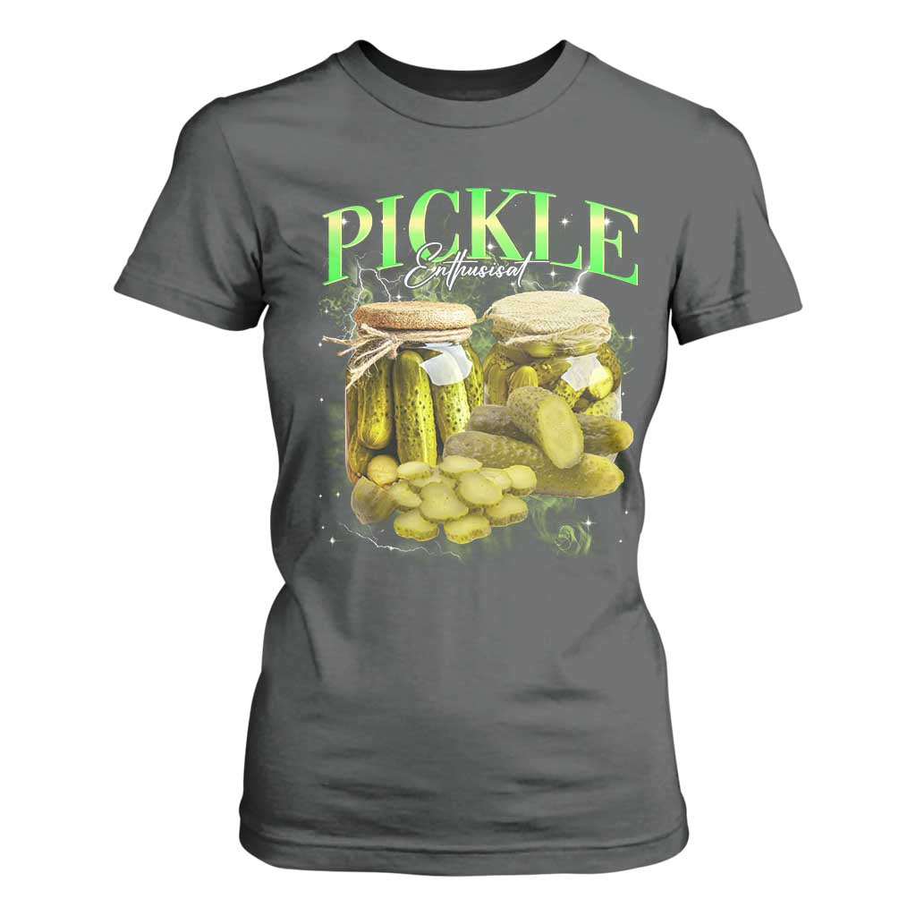 Pickle Lovers T Shirt For Women Retro Pickle Enthusiast Vintage 90s Graphic TS10 Dark Heather Print Your Wear