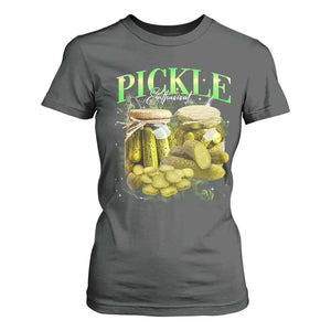 Pickle Lovers T Shirt For Women Retro Pickle Enthusiast Vintage 90s Graphic TS10 Dark Heather Print Your Wear
