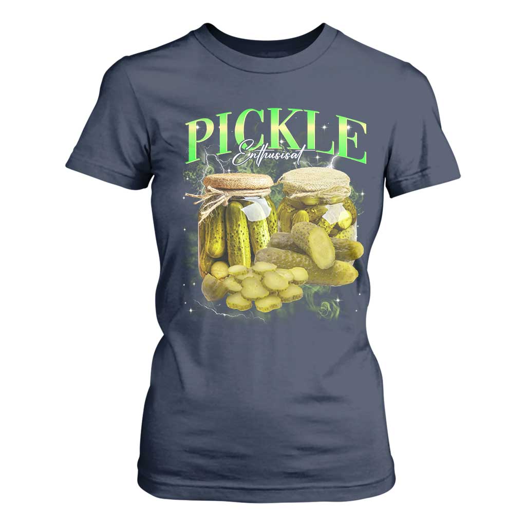 Pickle Lovers T Shirt For Women Retro Pickle Enthusiast Vintage 90s Graphic TS10 Navy Print Your Wear