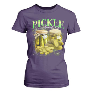 Pickle Lovers T Shirt For Women Retro Pickle Enthusiast Vintage 90s Graphic TS10 Purple Print Your Wear