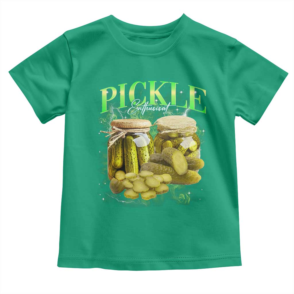 Pickle Lovers Toddler T Shirt Retro Pickle Enthusiast Vintage 90s Graphic TS10 Irish Green Print Your Wear