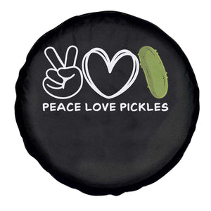 Peace Love Pickles Spare Tire Cover TS10 Print Your Wear