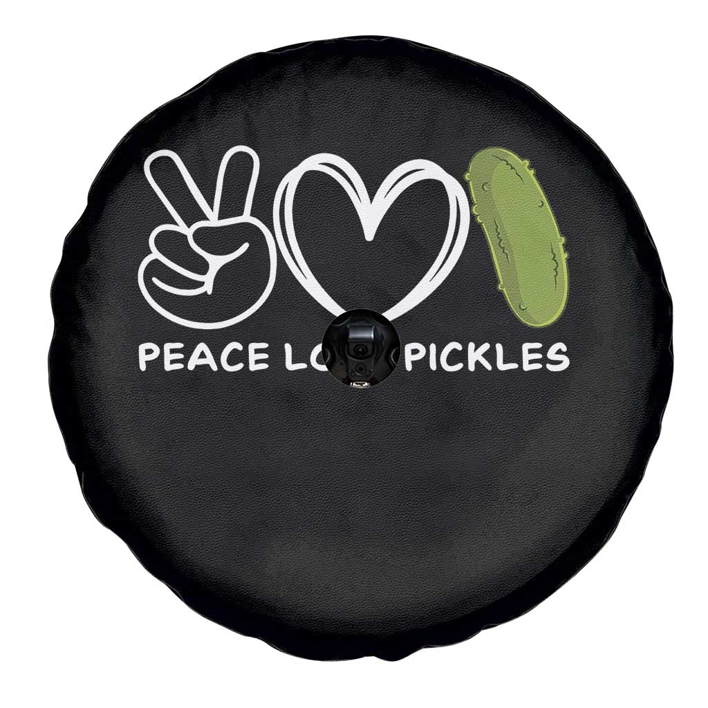 Peace Love Pickles Spare Tire Cover TS10 Print Your Wear