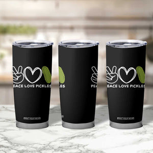 Peace Love Pickles Tumbler Cup TS10 Print Your Wear