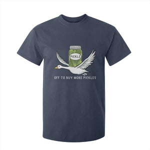 Silly Goose Pickle Lovers T Shirt For Kid Off To Buy More Pickles TS10 Navy Print Your Wear