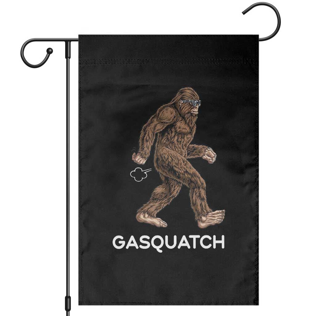 Funny Bigfoot Garden Flag Gasquatch Gassy Sasquatch Fart Meme TS10 Black Print Your Wear