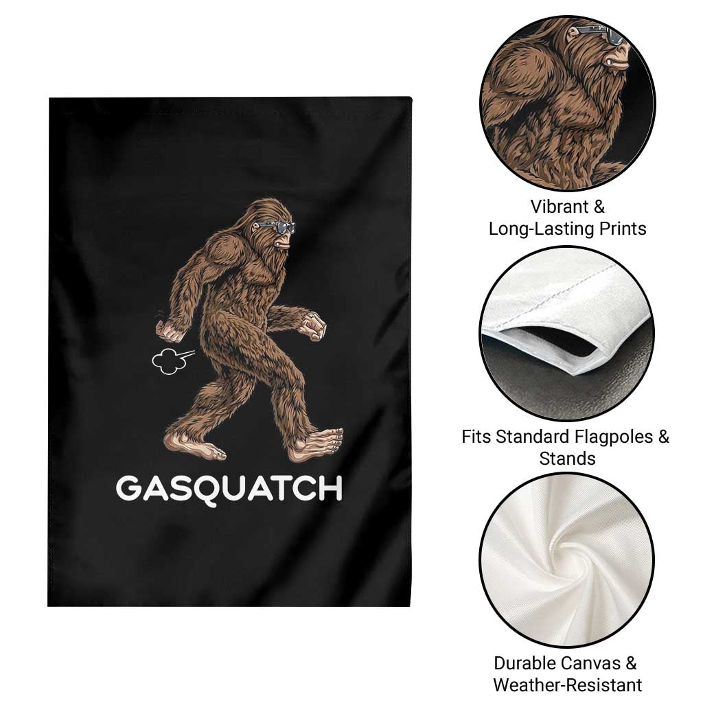 Funny Bigfoot Garden Flag Gasquatch Gassy Sasquatch Fart Meme TS10 Print Your Wear