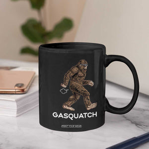 Funny Bigfoot Coffee Mug Gasquatch Gassy Sasquatch Fart Meme TS10 Print Your Wear