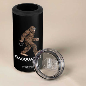 Funny Bigfoot 4 in 1 Can Cooler Tumbler Gasquatch Gassy Sasquatch Fart Meme TS10 Print Your Wear