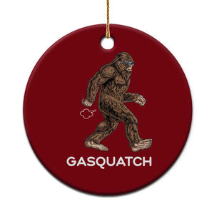 Funny Bigfoot Ceramic Ornament Gasquatch Gassy Sasquatch Fart Meme TS10 1pc Red Print Your Wear
