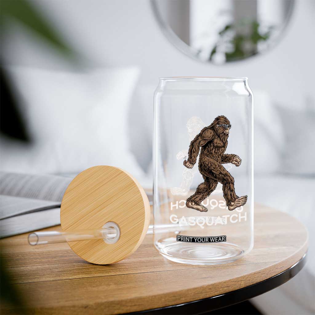 Funny Bigfoot Glass Can Gasquatch Gassy Sasquatch Fart Meme TS10 Print Your Wear