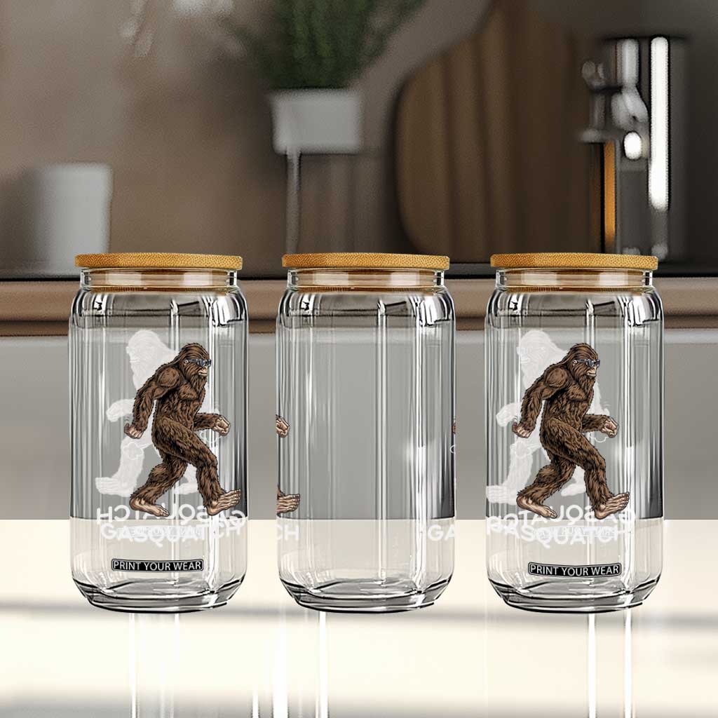 Funny Bigfoot Glass Can Gasquatch Gassy Sasquatch Fart Meme TS10 Print Your Wear