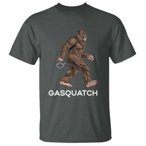 Funny Bigfoot T Shirt Gasquatch Gassy Sasquatch Fart Meme TS10 Dark Heather Print Your Wear