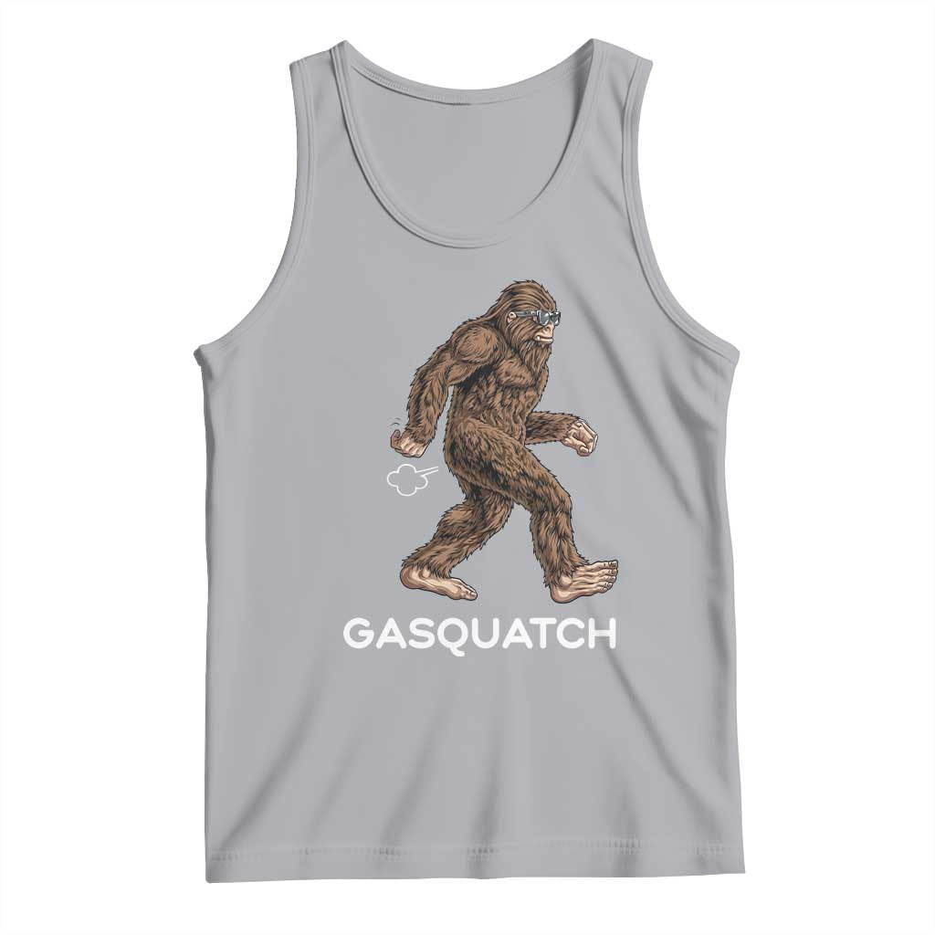 Funny Bigfoot Tank Top Gasquatch Gassy Sasquatch Fart Meme TS10 Athletic Heather Print Your Wear