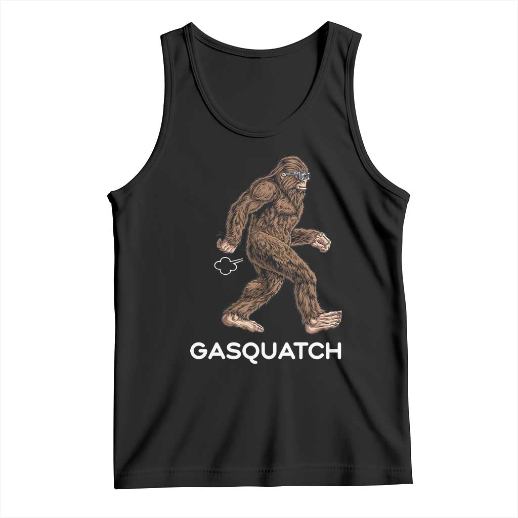 Funny Bigfoot Tank Top Gasquatch Gassy Sasquatch Fart Meme TS10 Black Print Your Wear