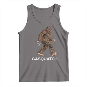 Funny Bigfoot Tank Top Gasquatch Gassy Sasquatch Fart Meme TS10 Deep Heather Print Your Wear