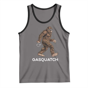 Funny Bigfoot Tank Top Gasquatch Gassy Sasquatch Fart Meme TS10 Deep Heather Black Print Your Wear