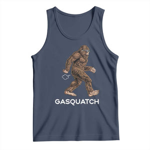 Funny Bigfoot Tank Top Gasquatch Gassy Sasquatch Fart Meme TS10 Navy Print Your Wear