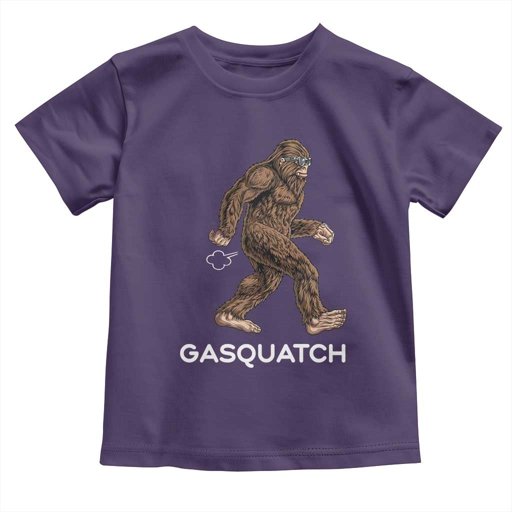 Funny Bigfoot Toddler T Shirt Gasquatch Gassy Sasquatch Fart Meme TS10 Purple Print Your Wear
