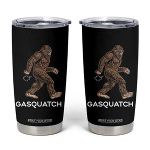 Funny Bigfoot Tumbler Cup Gasquatch Gassy Sasquatch Fart Meme TS10 Black Print Your Wear