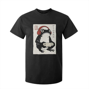 Japanese Gamer Frog T Shirt For Kid Boys Funny Vintage Gaming TS10 Black Print Your Wear
