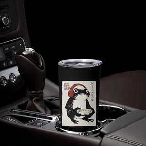 Japanese Gamer Frog Tumbler Cup Boys Funny Vintage Gaming TS10 Print Your Wear