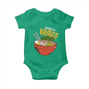 Powered by Ramen Baby Onesie Japanese Love Anime Noodles TS10 Irish Green Print Your Wear
